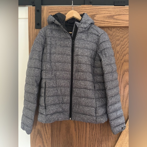 Roots Jackets & Blazers - Roots Salt and Pepper Packable Down Jacket, Medium